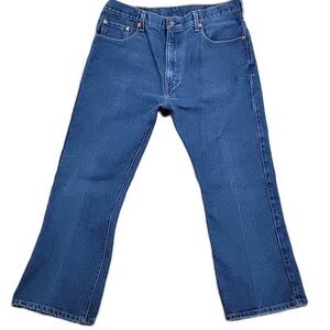 Levis 517 Mens Jeans Measures Size 36x27 Boot Cut Probably Hemmed Nice